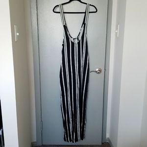 Black & white jumpsuit